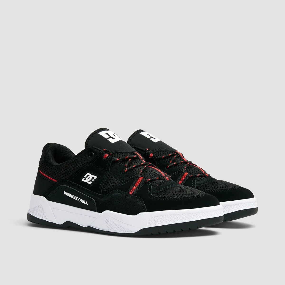 DC Construct Shoes - Black/Hot Coral - Image 2