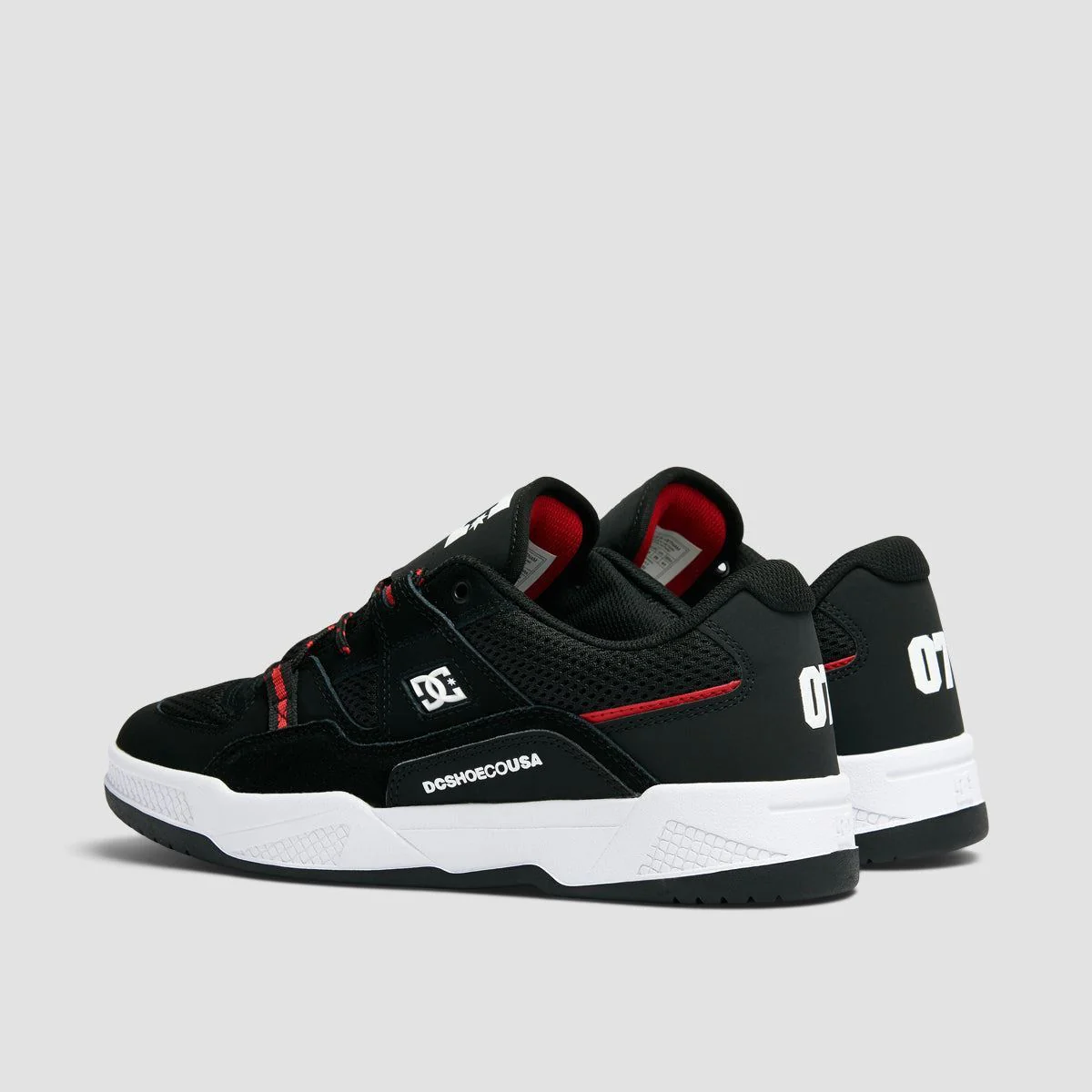 DC Construct Shoes - Black/Hot Coral - Image 3