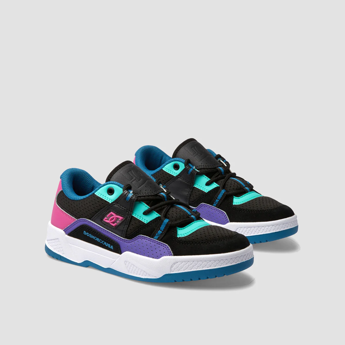 DC Construct Shoes - Black/Multi/White - Womens - Image 2