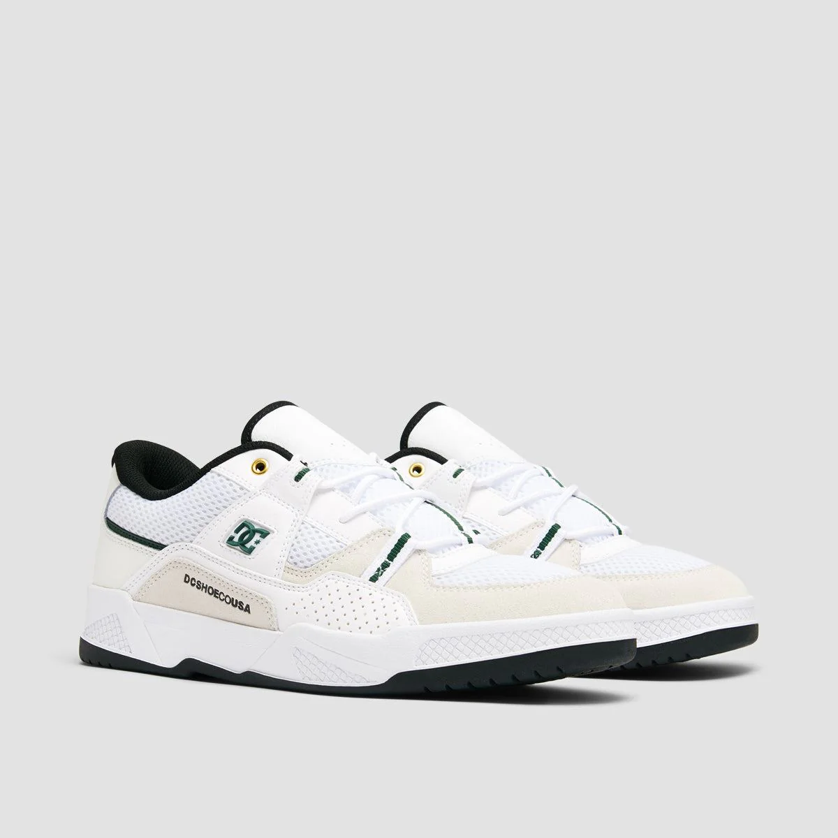 DC Construct Shoes - White/Black/Green - Image 2