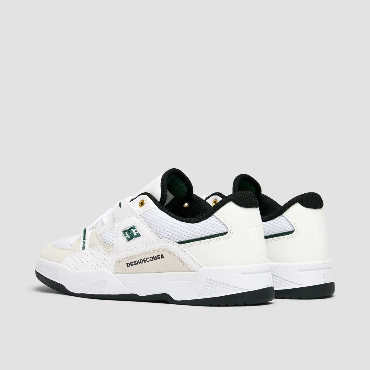 DC Construct Shoes - White/Black/Green - Image 3