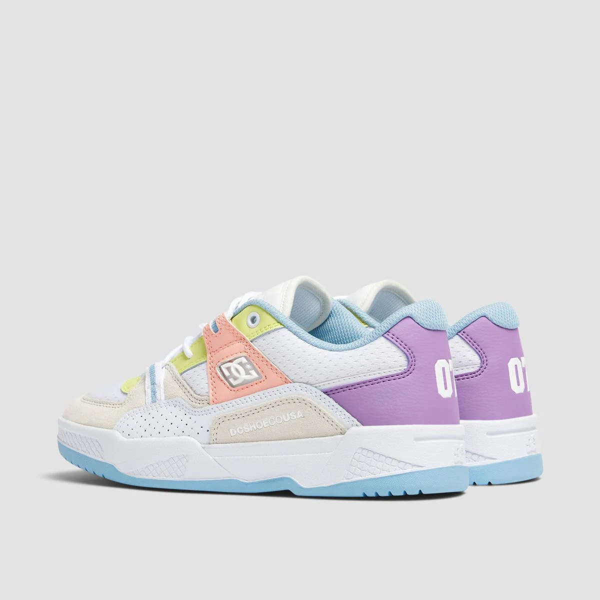 DC Construct Shoes - White/Multi - Womens - Image 3