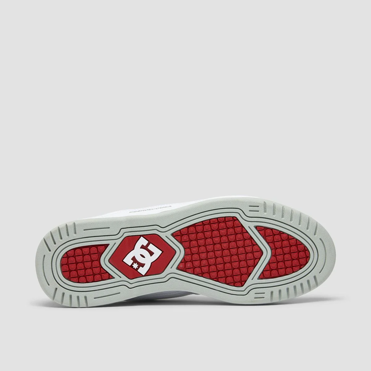 DC Construct Shoes - White/Red/Grey - Image 5