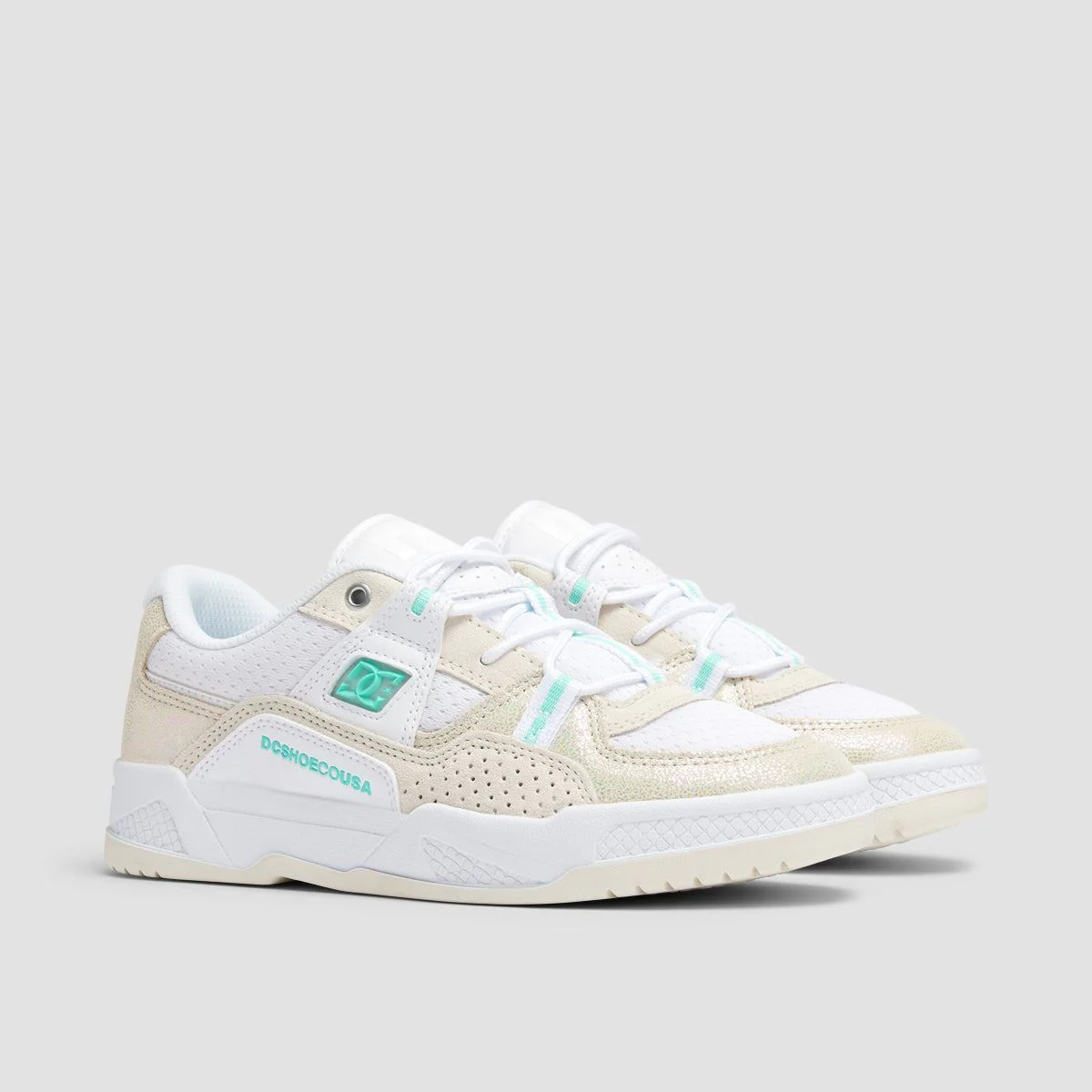 DC Construct Shoes - White/White/Monogram - Womens - Image 2