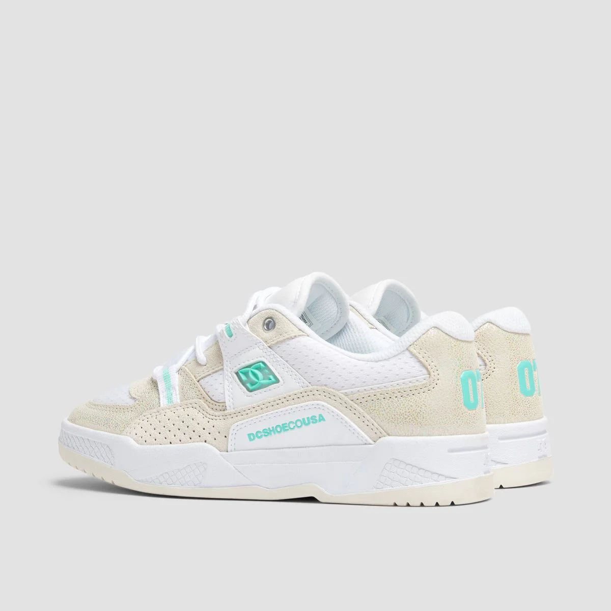 DC Construct Shoes - White/White/Monogram - Womens - Image 3
