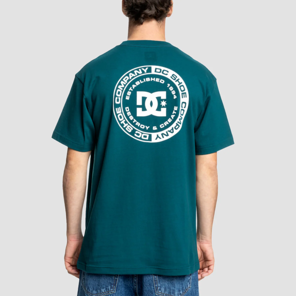 DC Corpo FB T-Shirt Deep Teal - Image 2