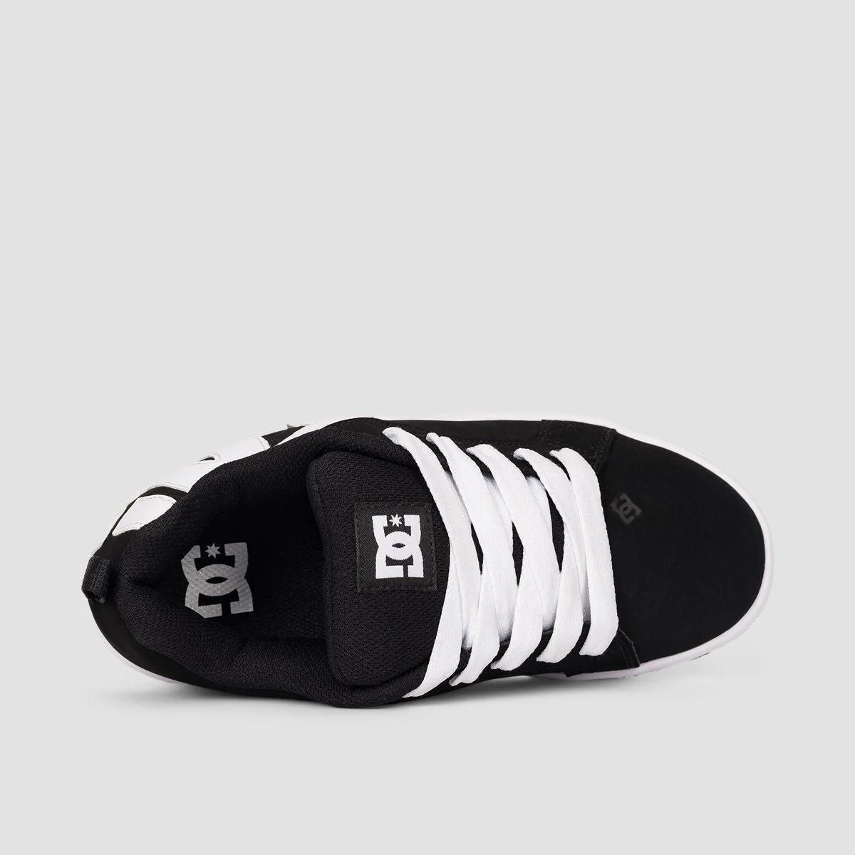DC Court Graffik Shoes - Black/White - Kids - Image 4