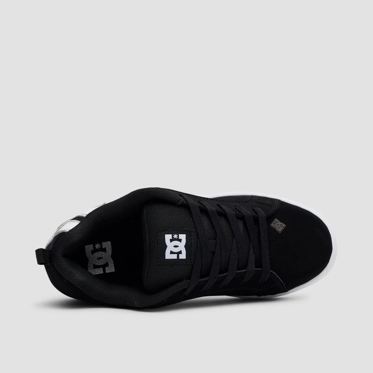 DC Court Graffik Shoes - Black/White Stencil - Womens - Image 4