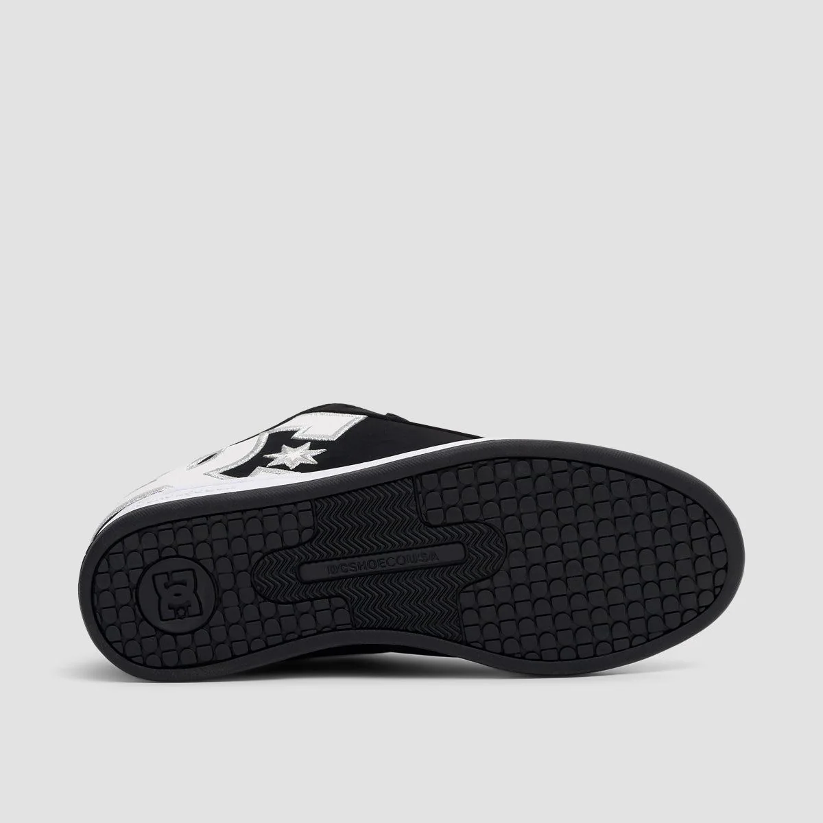 DC Court Graffik Shoes - Black/White Stencil - Womens - Image 5