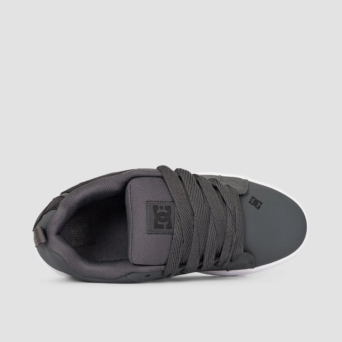 DC Court Graffik Shoes - Dark Grey/Black/White - Image 4