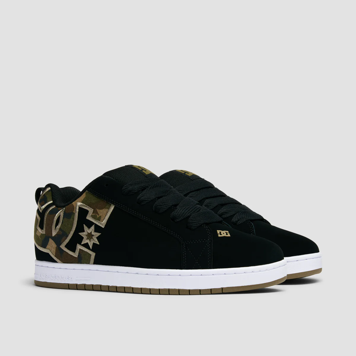 DC Court Graffik Shoes - Black/Black/Green - Image 2