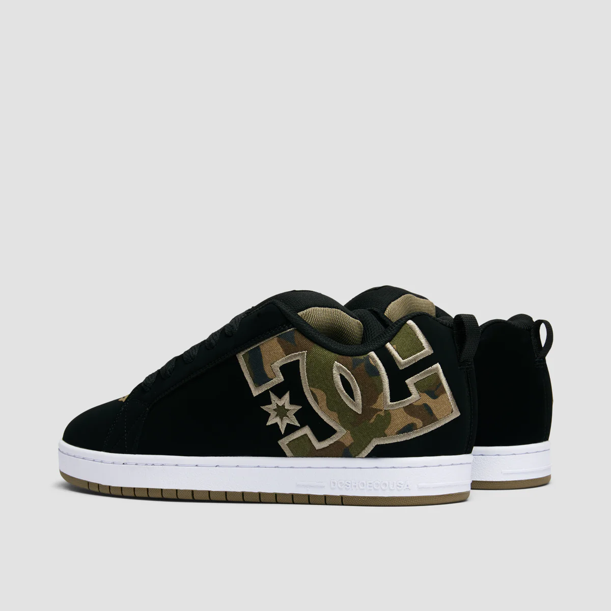 DC Court Graffik Shoes - Black/Black/Green - Image 3