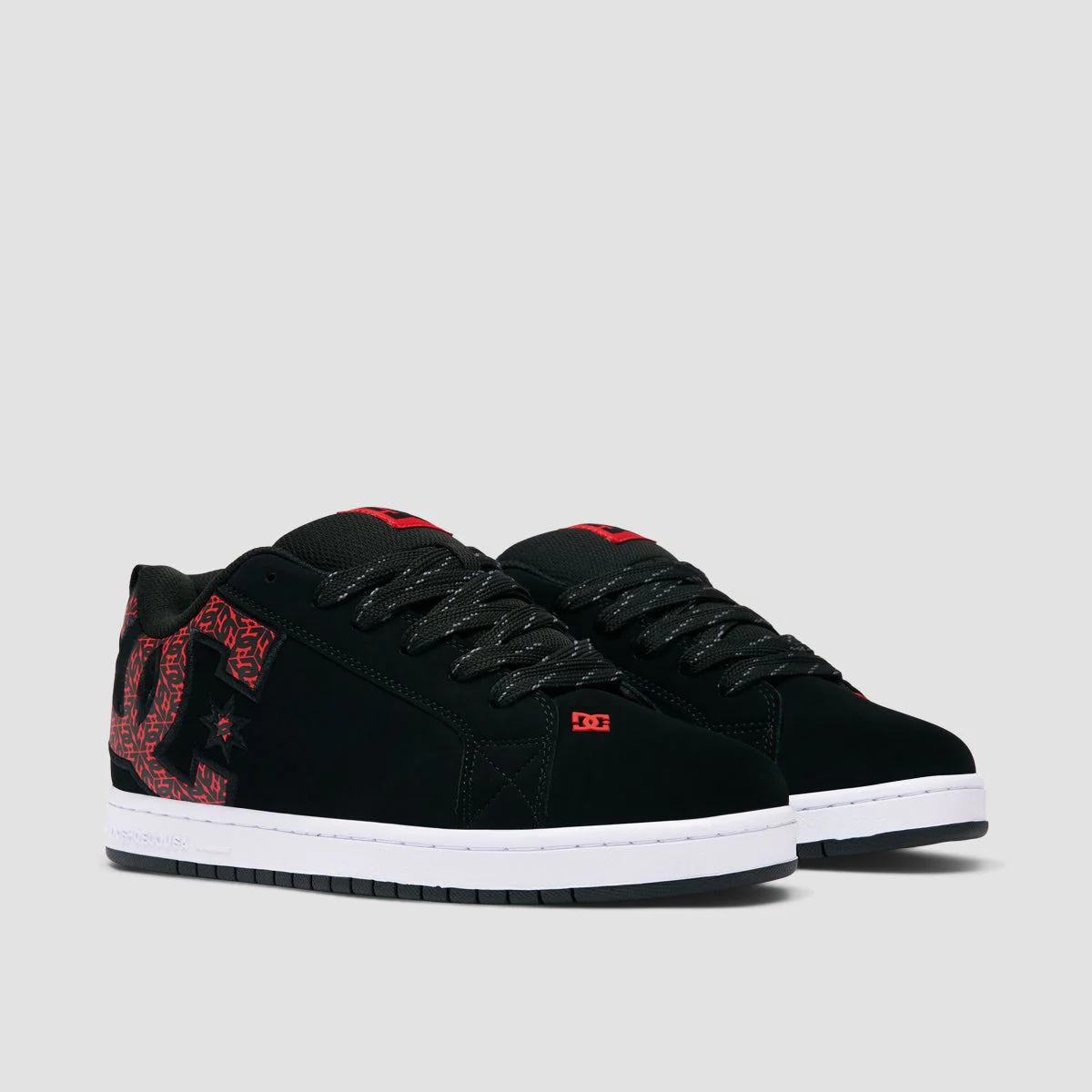 DC Court Graffik Shoes - Black/White/Red - Image 2