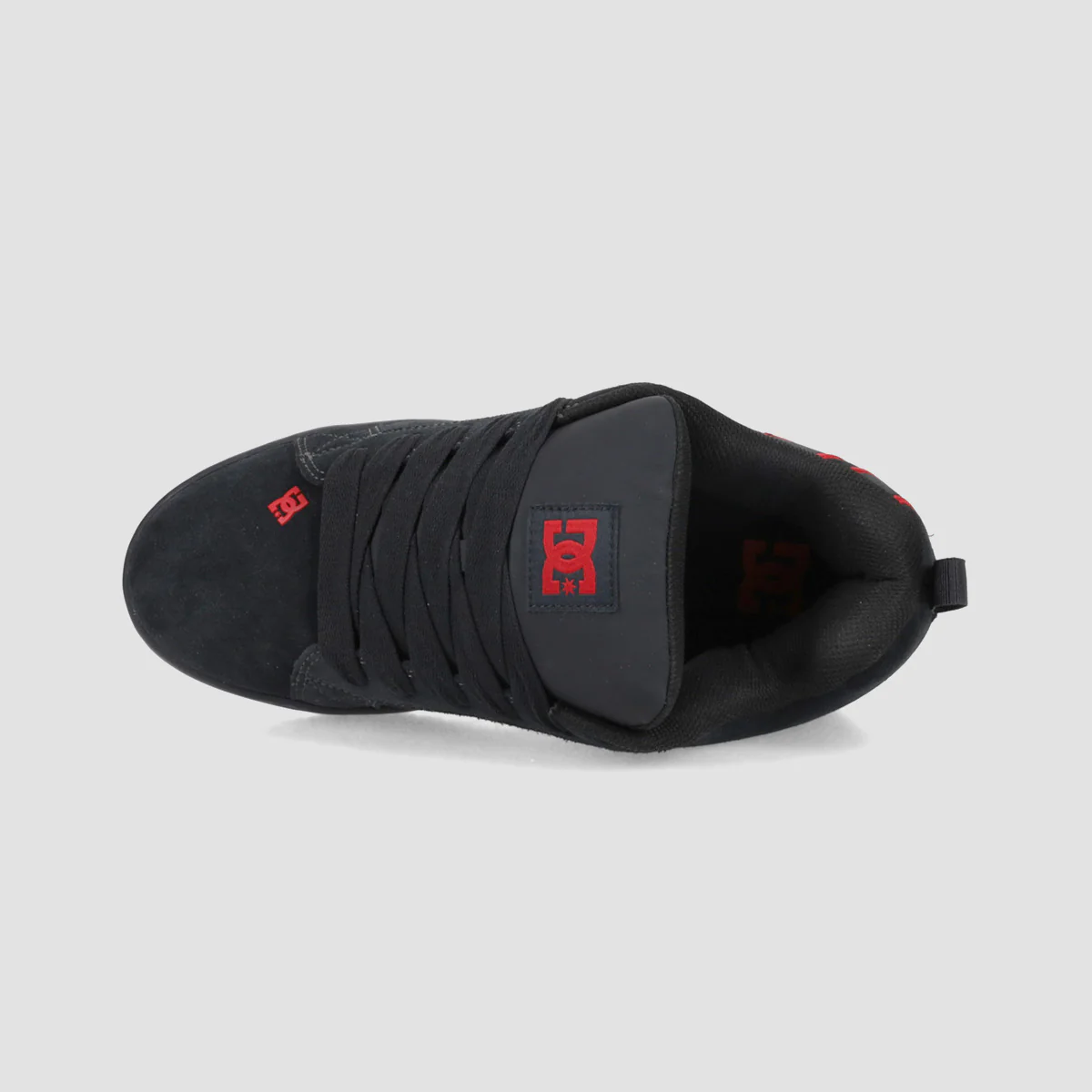 DC Court Graffik Shoes - Dark Grey/Red - Image 3