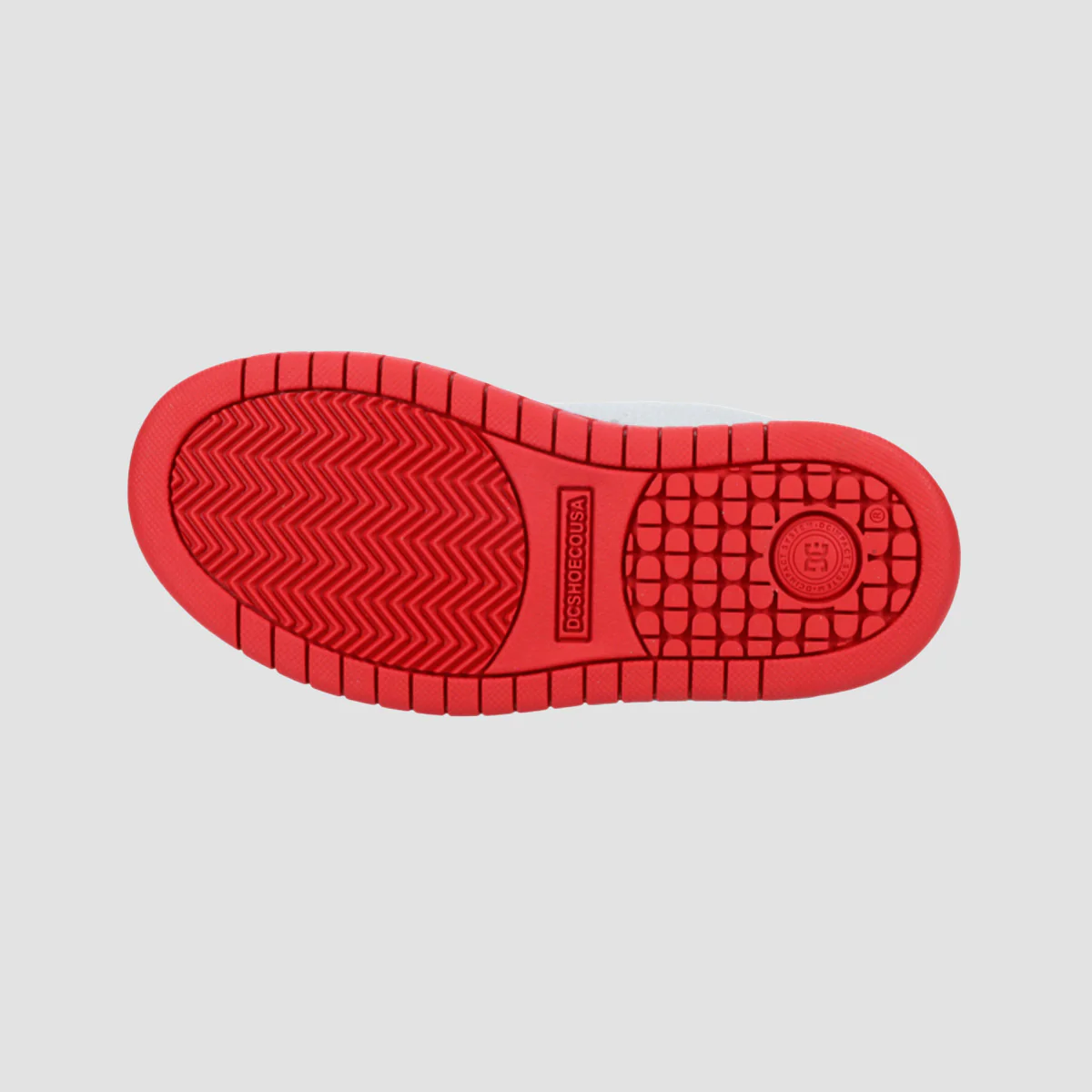 DC Court Graffik Shoes - Grey/Grey/Red - Kids - Image 3