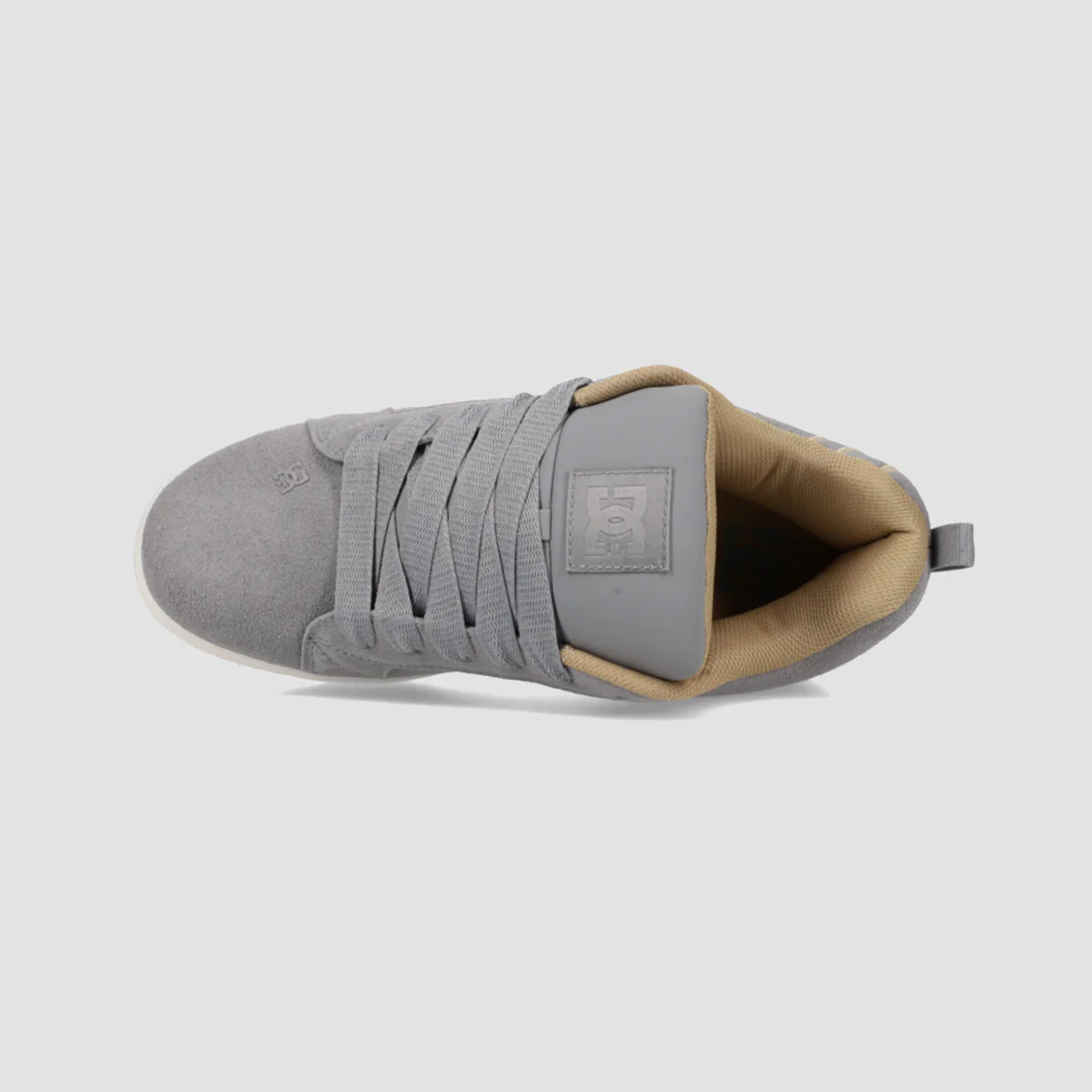 DC Court Graffik Shoes - Grey/Tan/Off White - Image 3