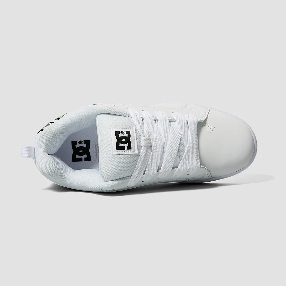 DC Court Graffik Shoes - Liquid Fuego White - Image 4