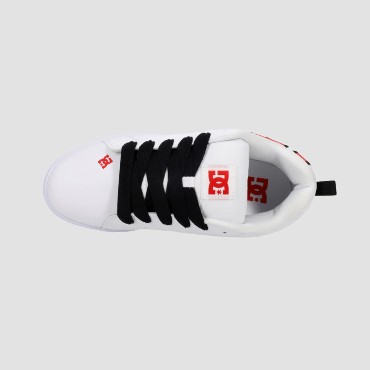DC Court Graffik Shoes - White/Red/Black - Image 2