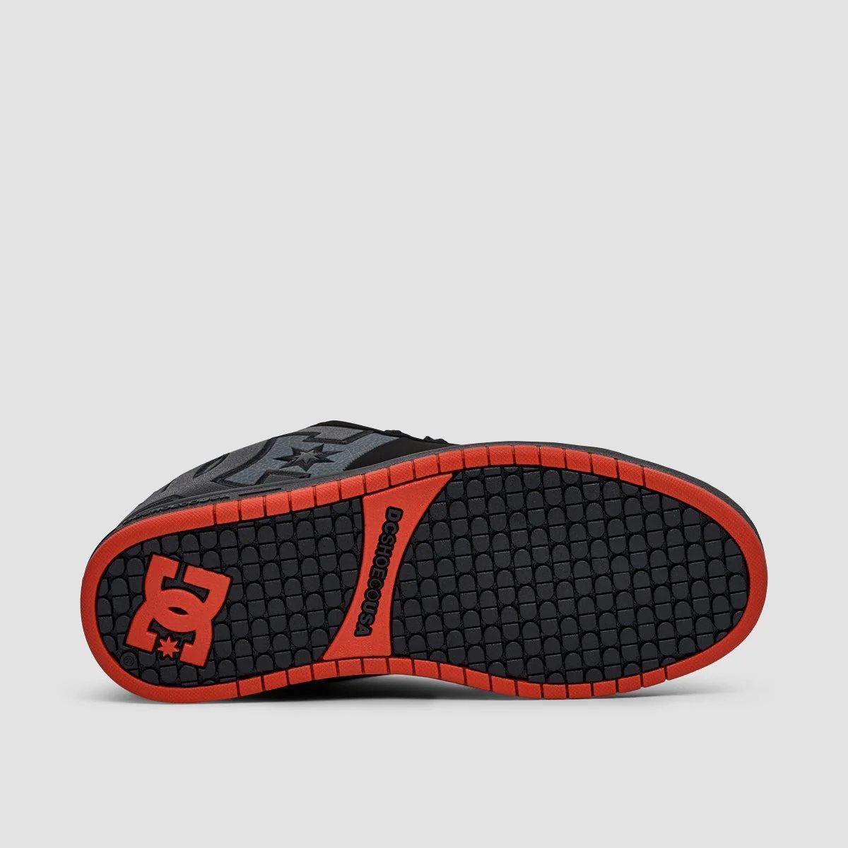 DC Court Graffik SQ Shoes - Black/Grey/Red - Image 5