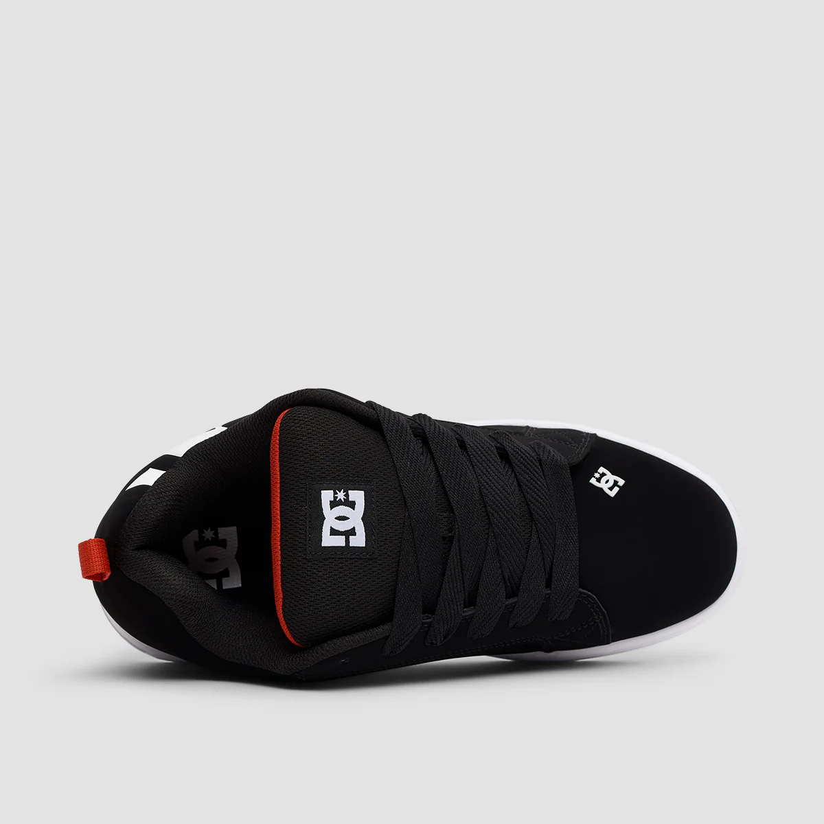 DC Court Graffik SQ Shoes - Black/White/Red - Image 4