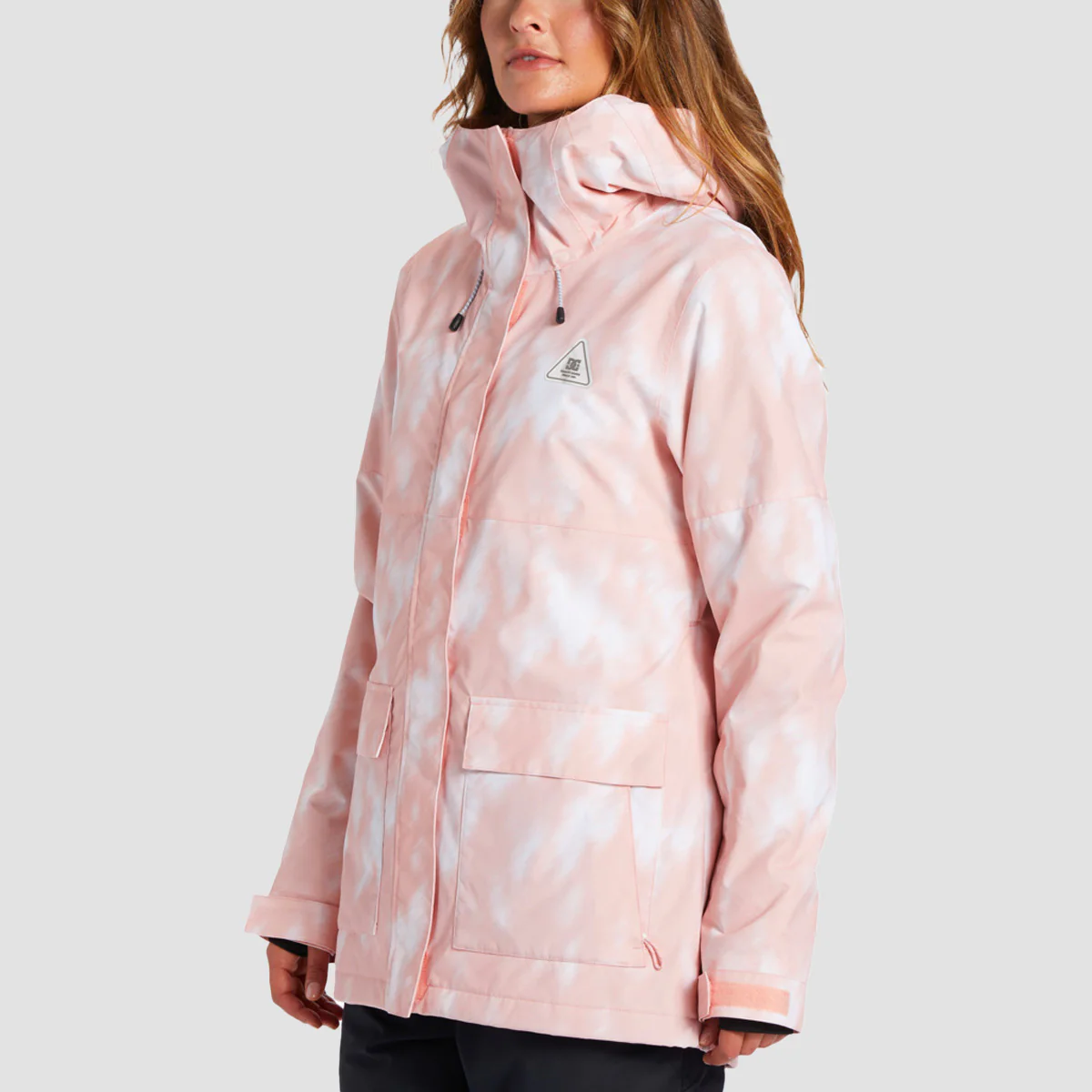 DC Cruiser 10K Snow Jacket Pink Tree Runs - Womens Pink Tree Runs - Womens - Image 2
