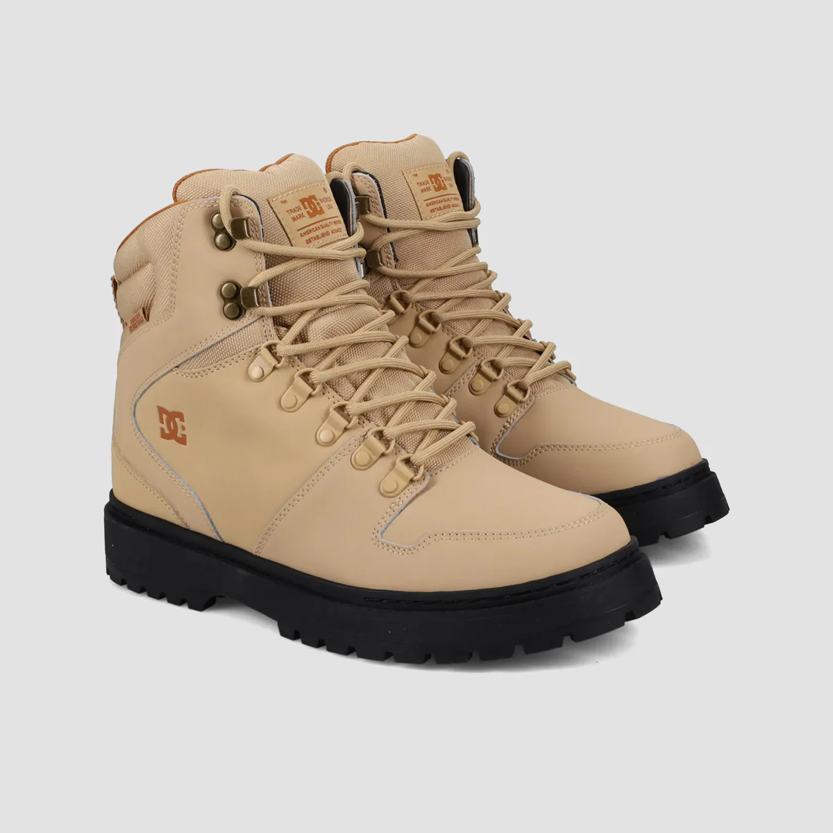 DC DC Peary TR Boots - Tan/Black - Image 2