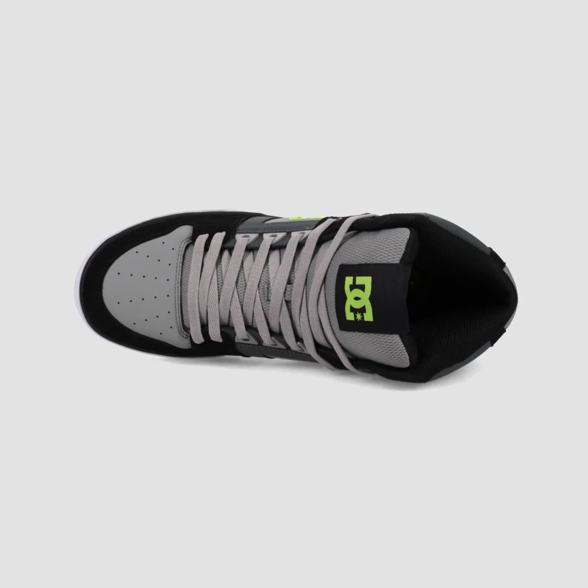 DC DC Pure High-Top WC Shoes - Black/Lime - Image 3
