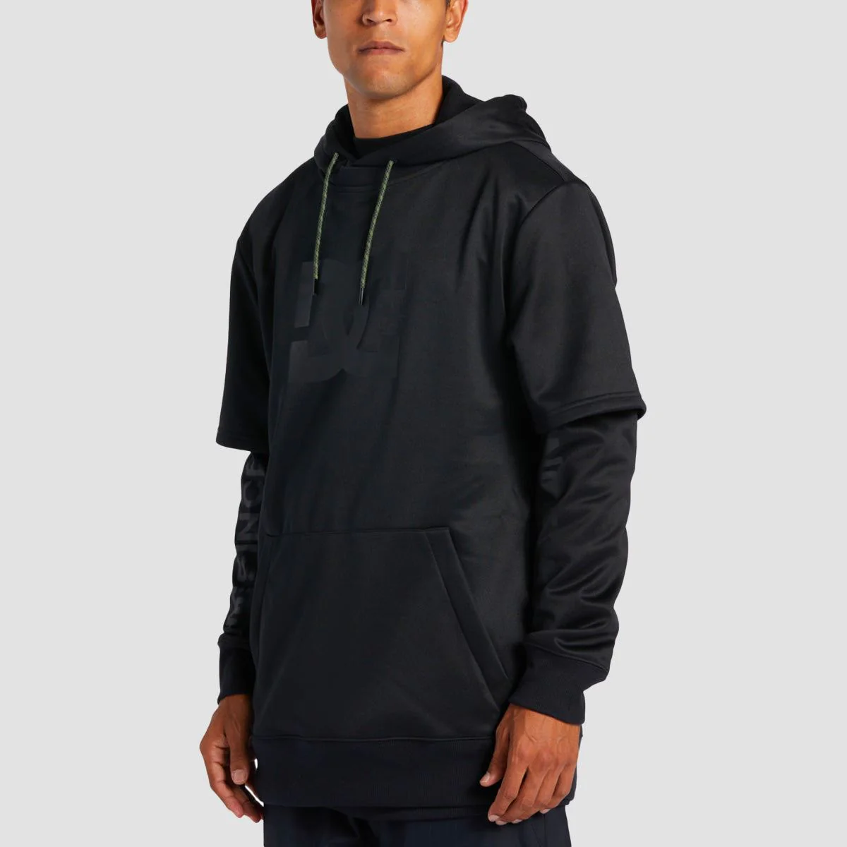 DC Dryden Snow Pullover Hoodie Black - Image 2