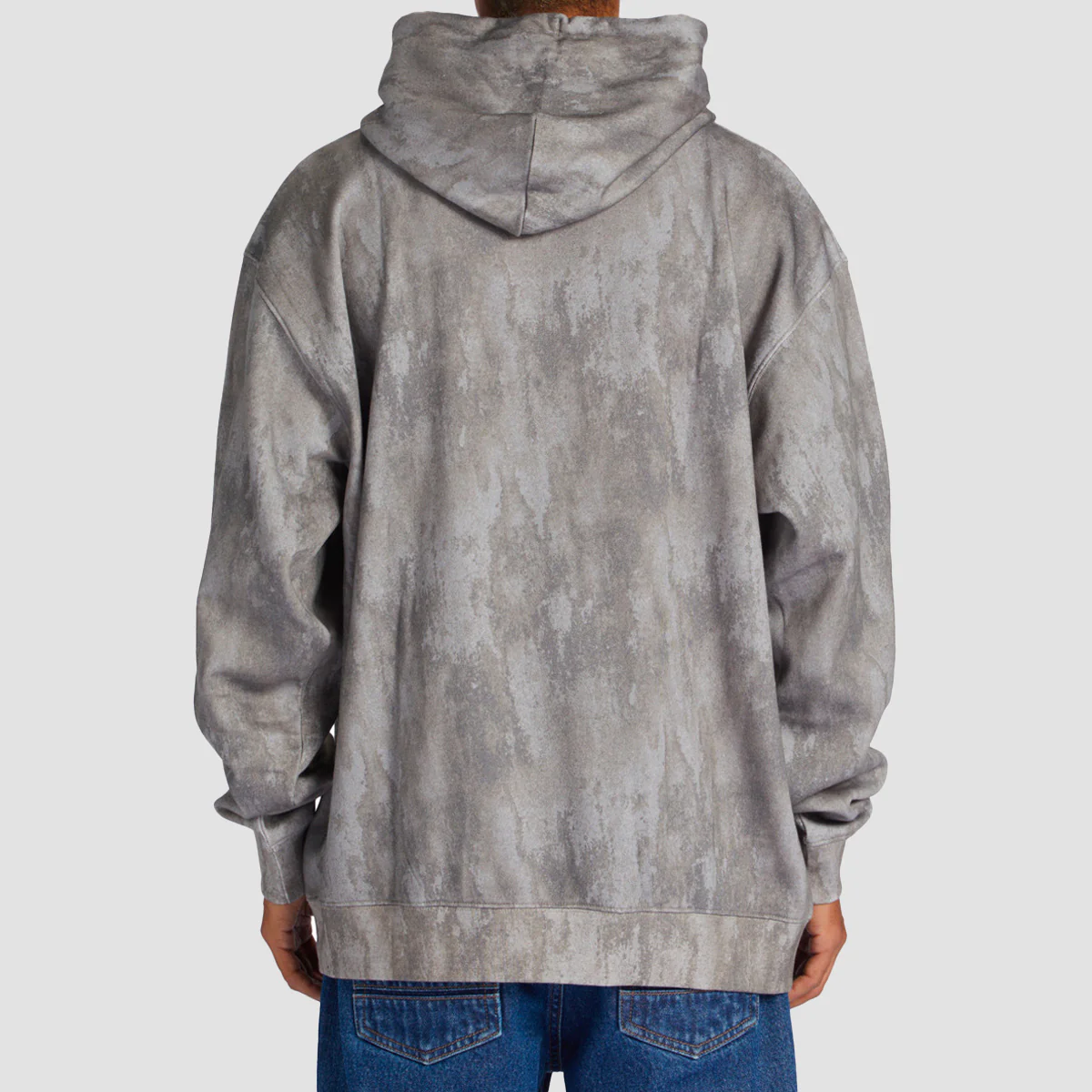 DC Hangar Pullover Hoodie Grey Stone - Image 3