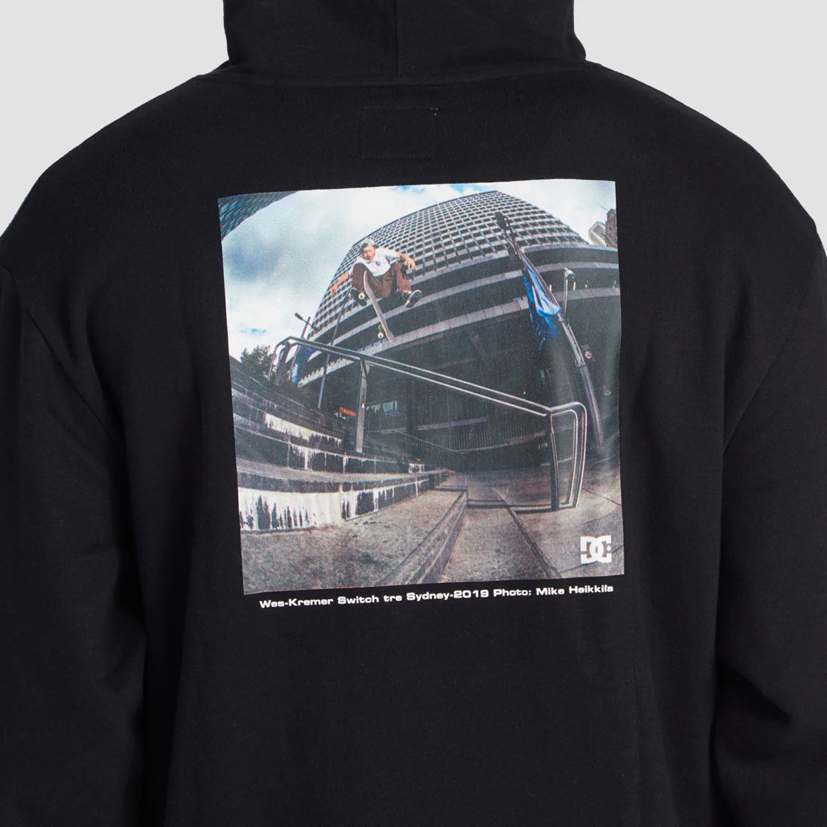 DC Heikkila SW 360 Flip Pullover Hoodie Black - Image 3