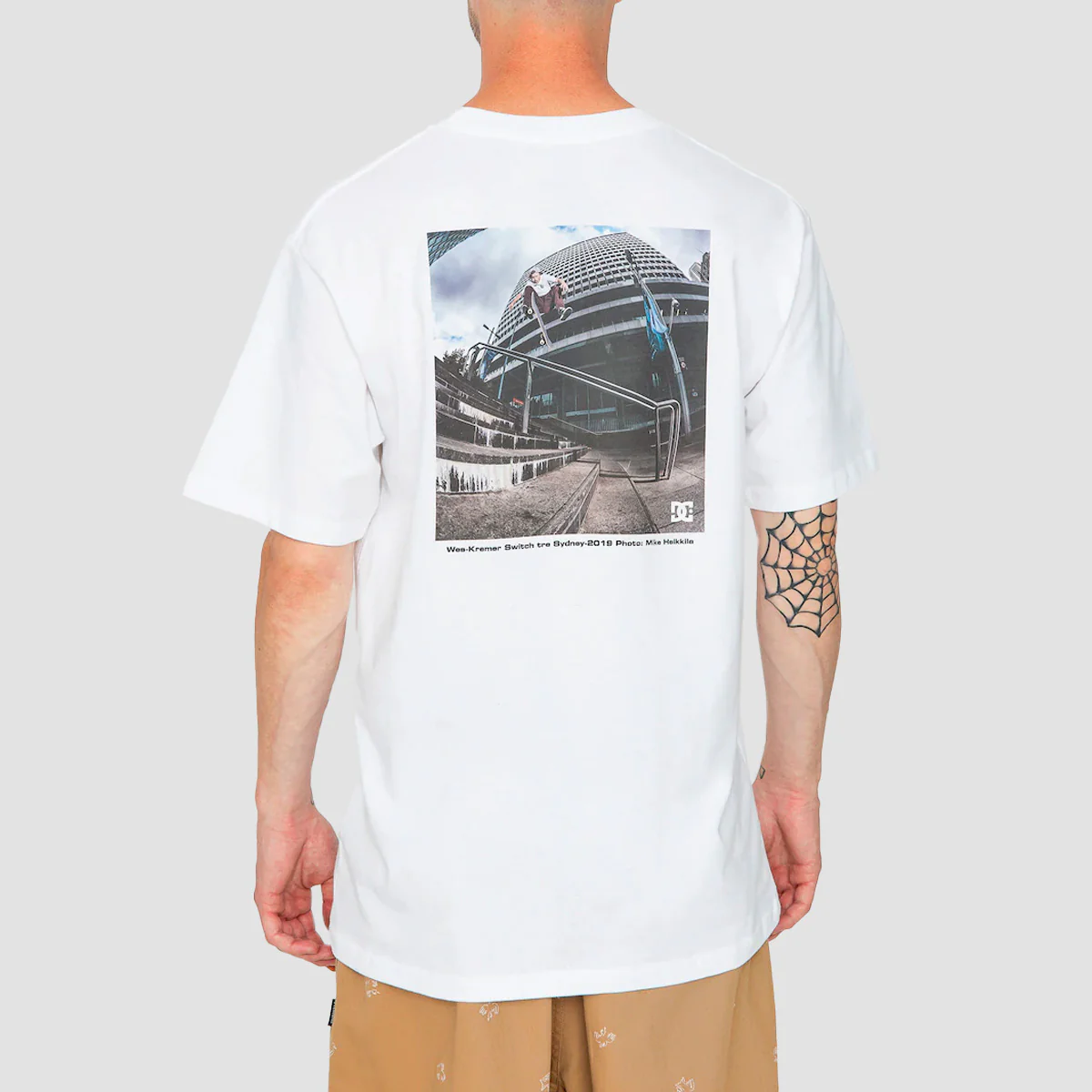 DC Heikkila SW 360 Flip T-Shirt White - Image 2