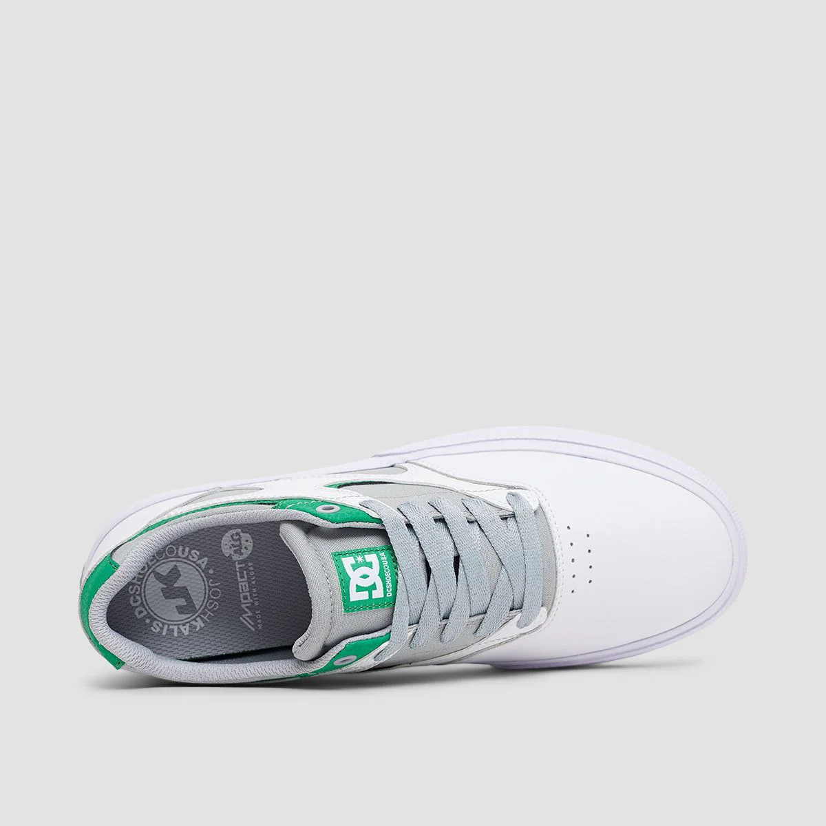 DC JK V 0Waste Shoes - White/Green - Image 4
