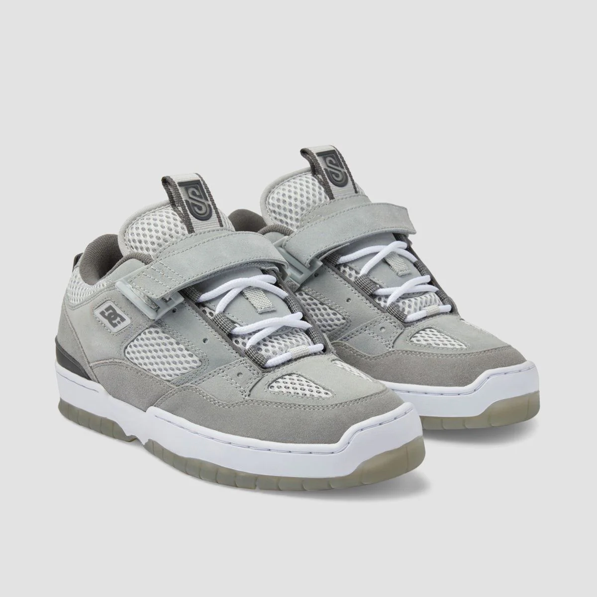 DC JS 1 Shoes - Grey/Grey/Grey - Image 2