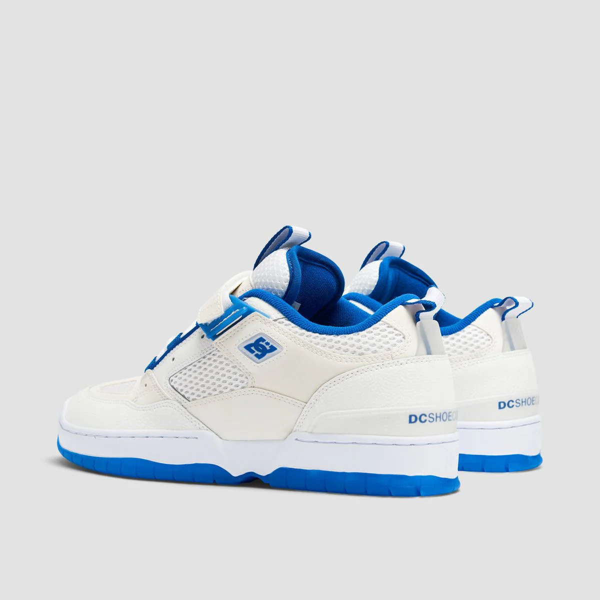 DC JS 1 Shoes - White/Blue - Image 3