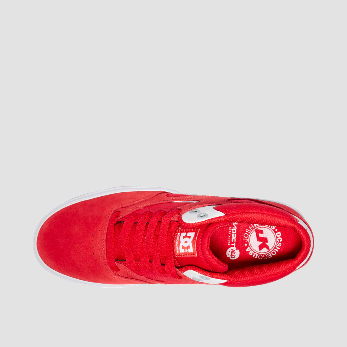 DC Kalis Vulc Mid S Shoes - Athletic Red - Image 4