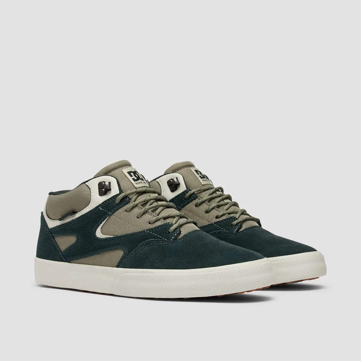 DC Kalis WNT Mid Top Shoes - Army/Olive - Image 2