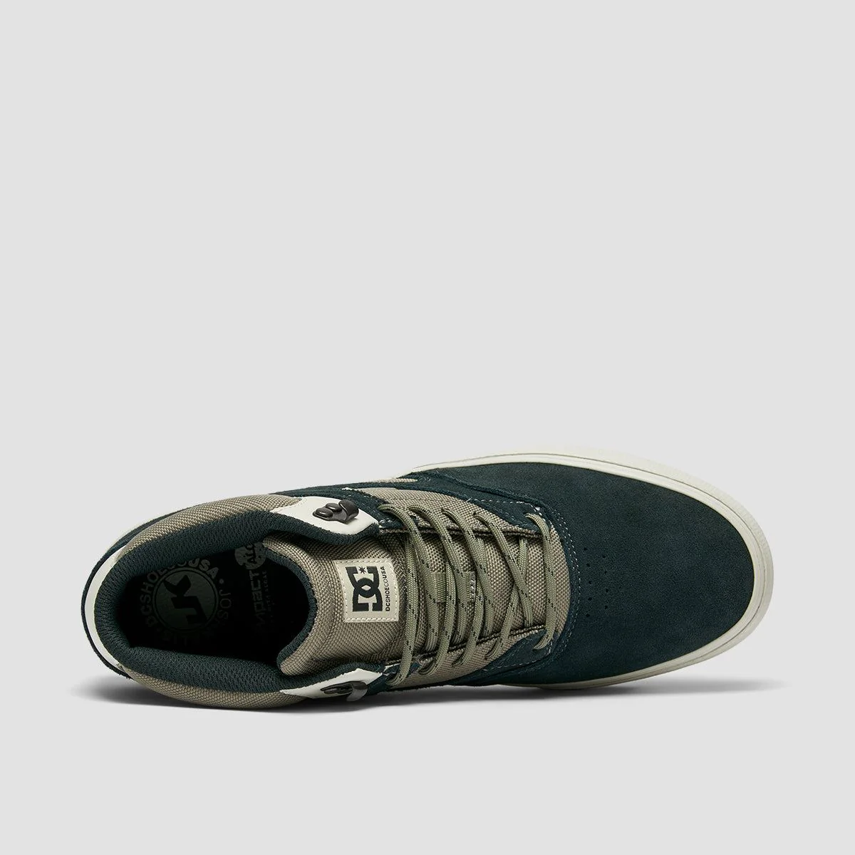 DC Kalis WNT Mid Top Shoes - Army/Olive - Image 4