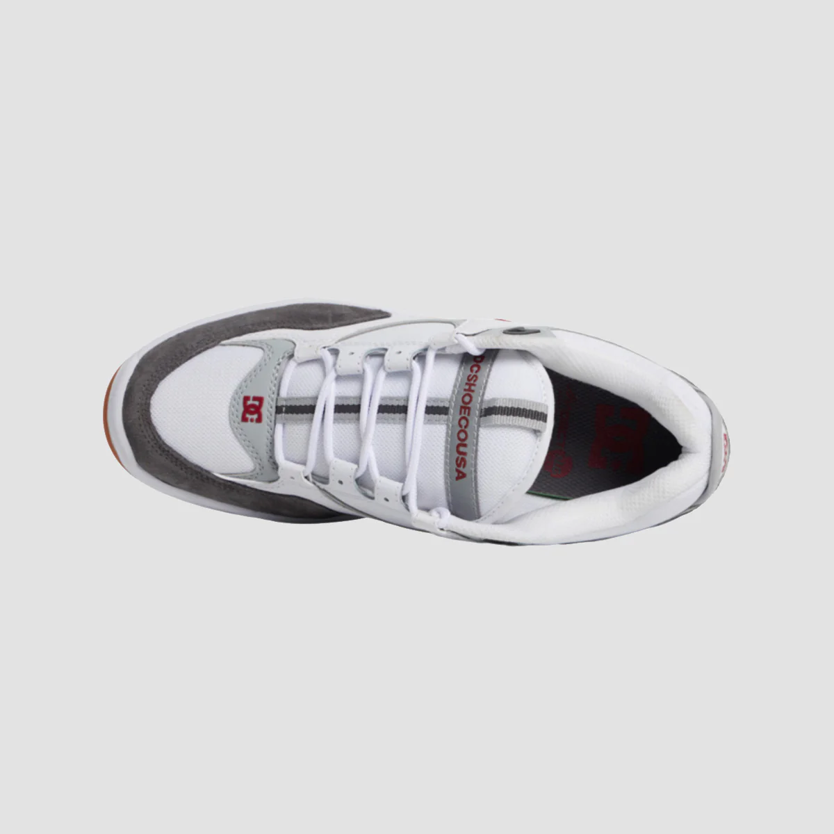 DC Kalynx Zero Shoes - White/Grey/Red - Image 2