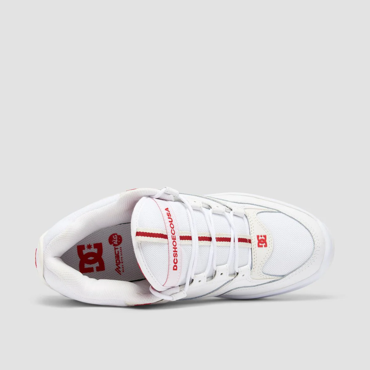 DC Kalynx Zero Shoes - White/Red - Image 4