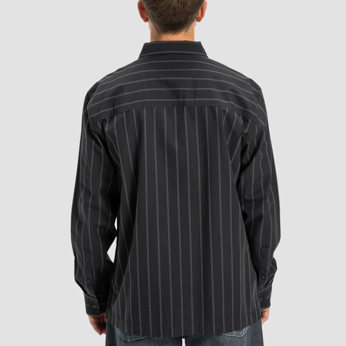 DC Long Lines Longsleeve Shirt Black - Image 2
