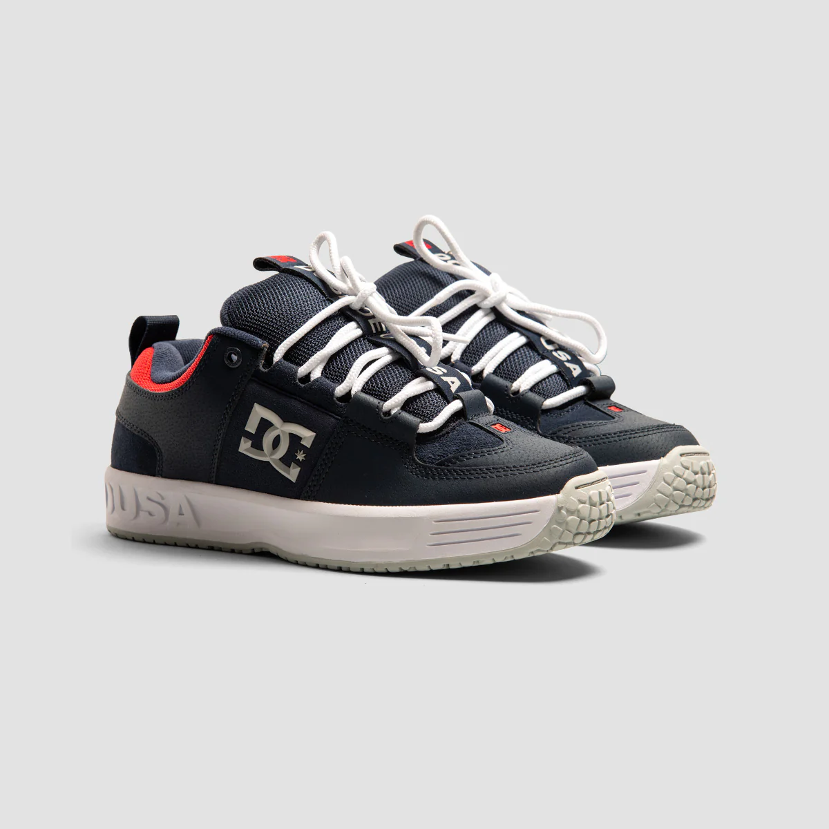 DC Lynx OG Shoes - Navy/Red - Image 2