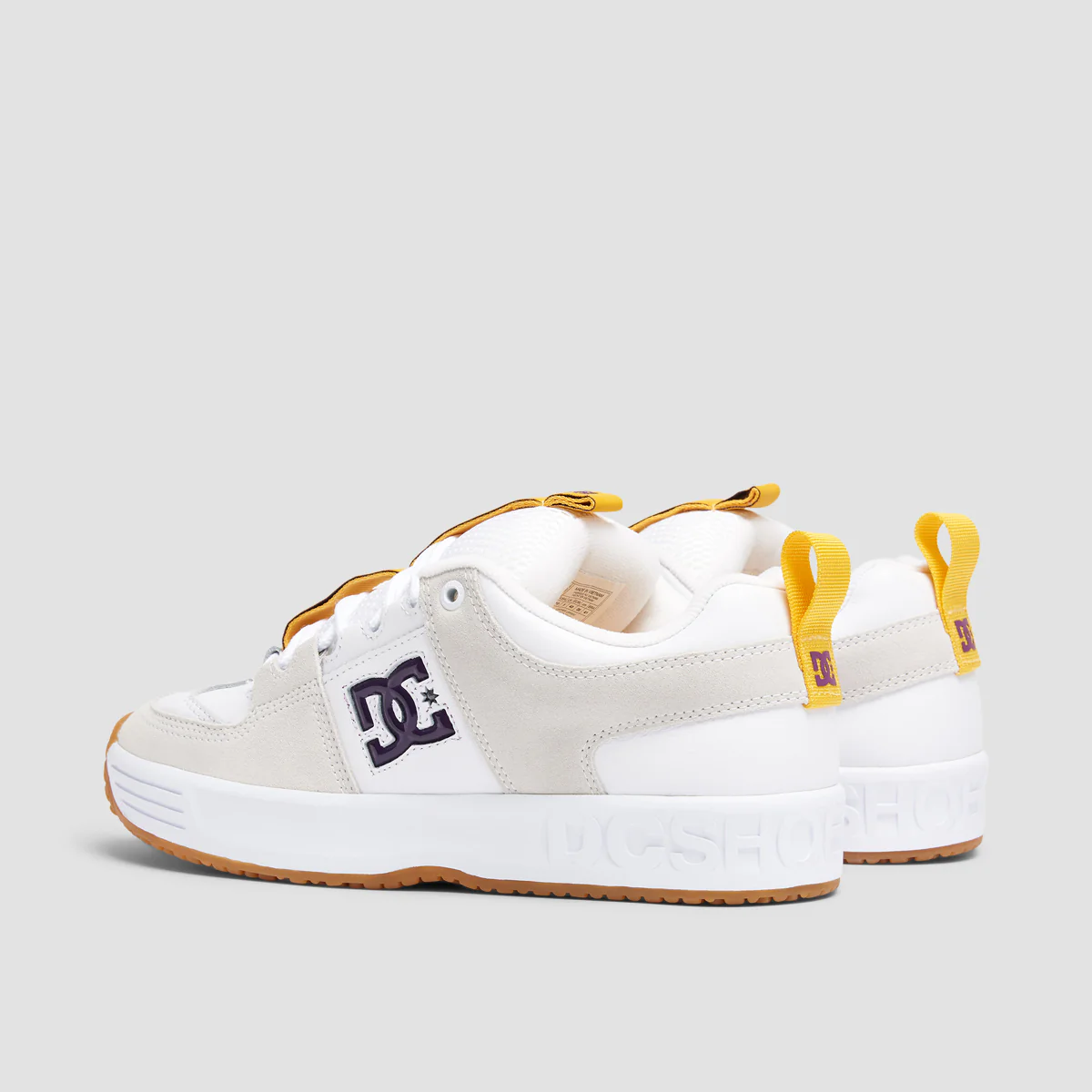 DC Lynx OG Shoes - White/Purple - Image 3