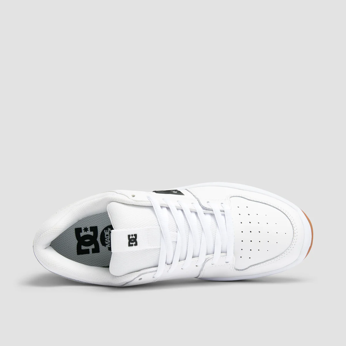 DC Lynx Zero Shoes - White/White/Gum - Image 4