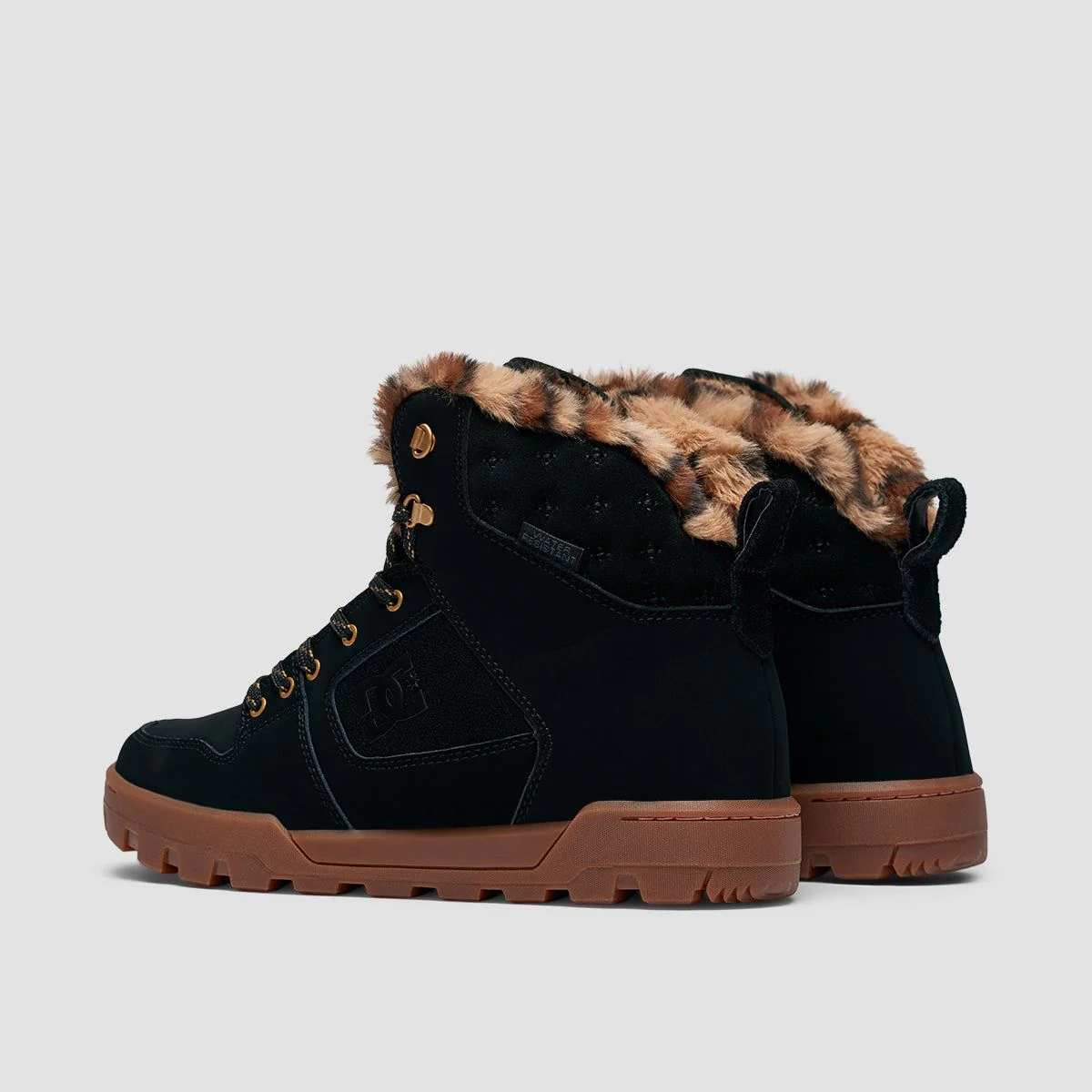 DC Manteca 4 Boots Dark Chocolate/Leopard - Image 3