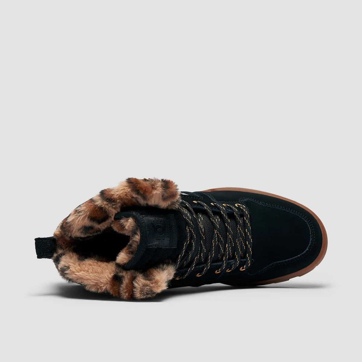 DC Manteca 4 Boots Dark Chocolate/Leopard - Image 4