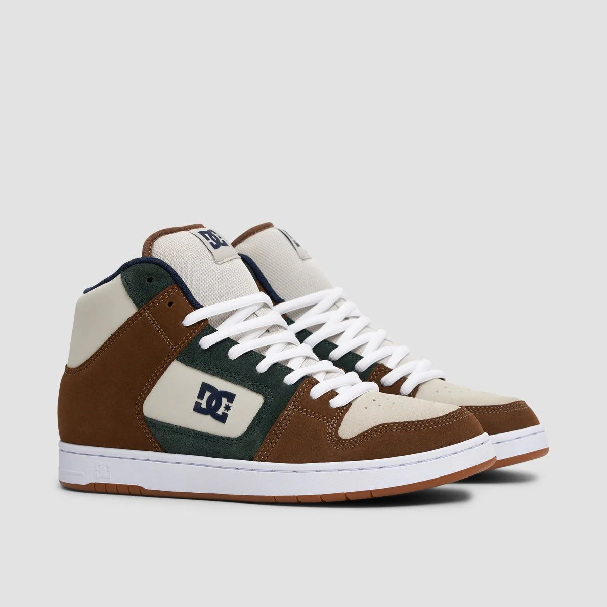 DC Manteca 4 Hi S Shoes - Brown/Brown/Green - Image 2