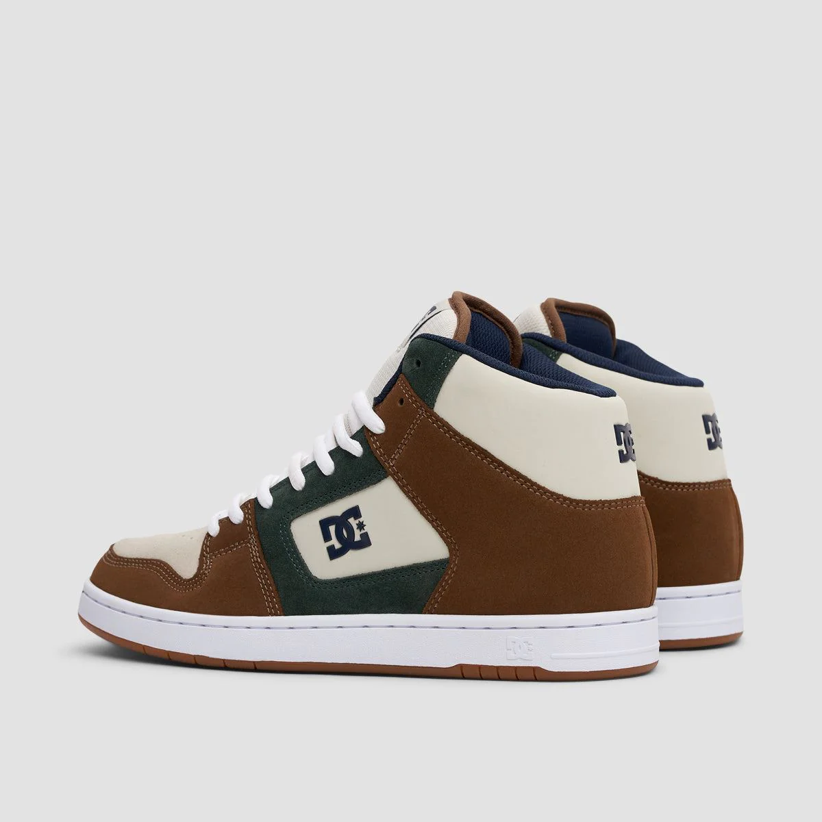 DC Manteca 4 Hi S Shoes - Brown/Brown/Green - Image 3