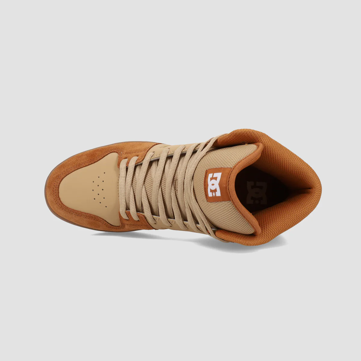 DC Manteca 4 Hi S High Top Shoes - Brown/Gum - Image 3