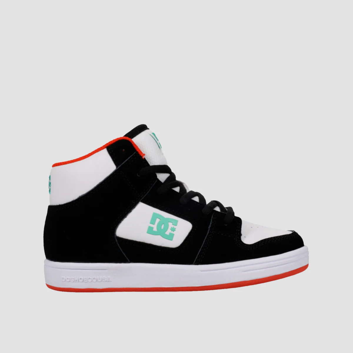 DC Manteca 4 Hi Top Shoes - Black/Green/Orange - Kids
