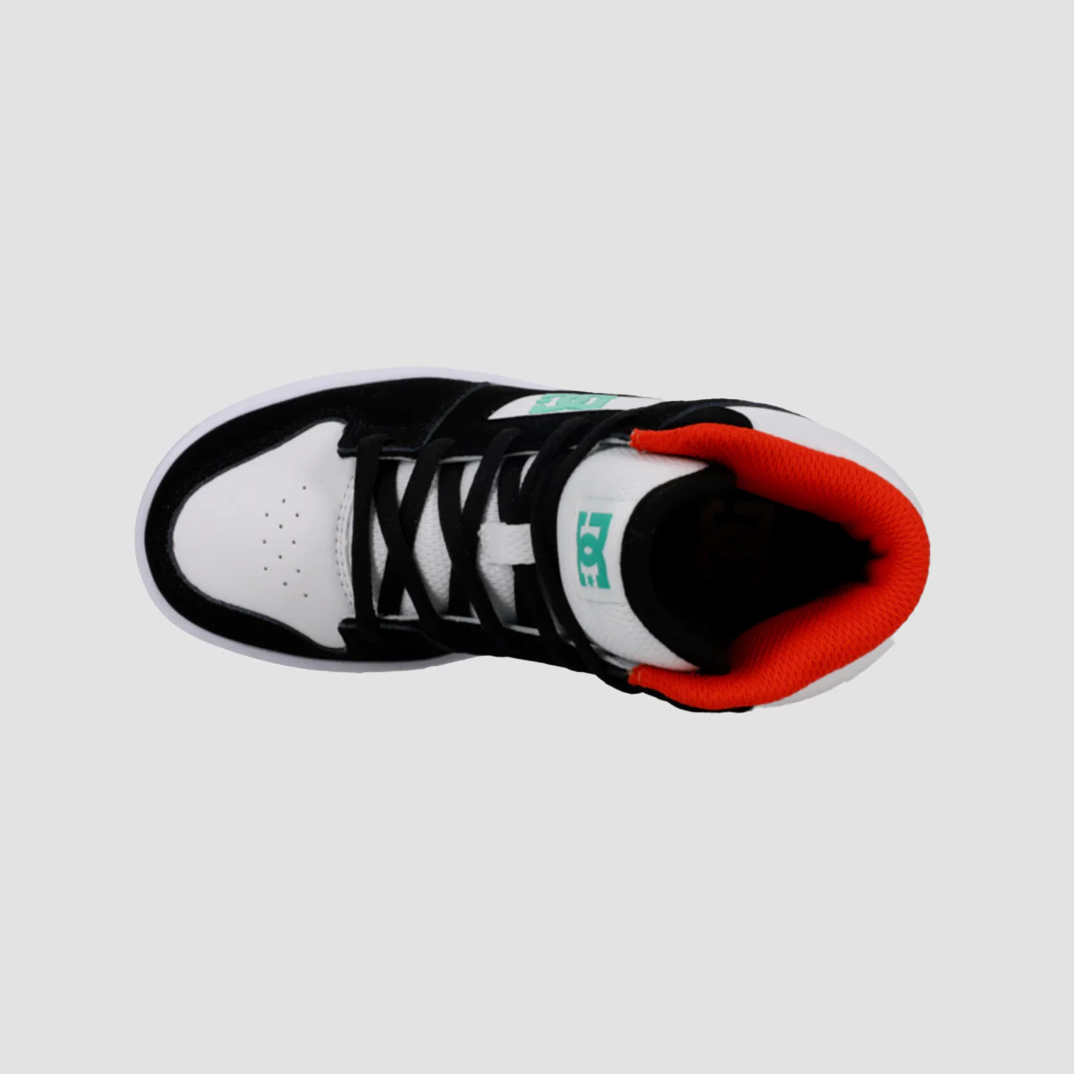 DC Manteca 4 Hi Top Shoes - Black/Green/Orange - Kids - Image 2